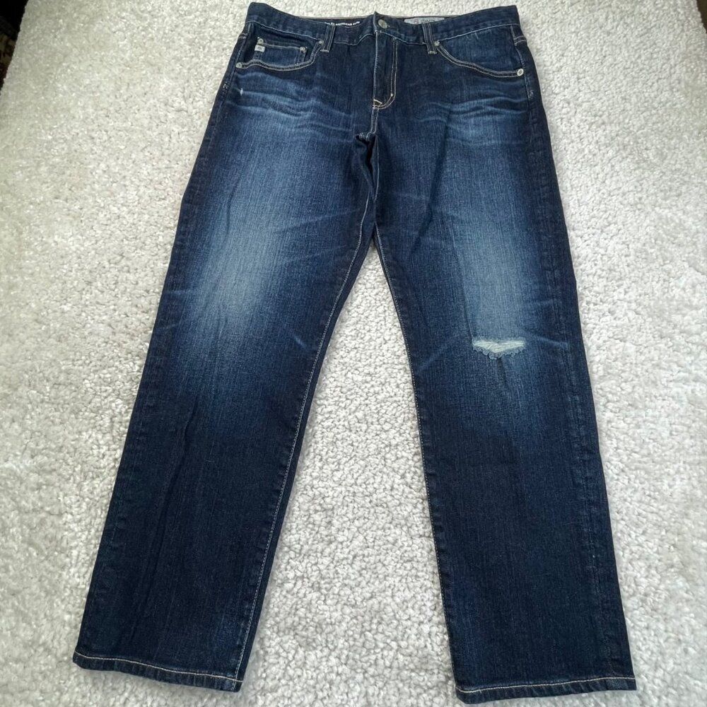AG Adriano Goldschmied The Ex-Boyfriend Slouchy Slim Jean Distress Womens 31 - Picture 2 of 8